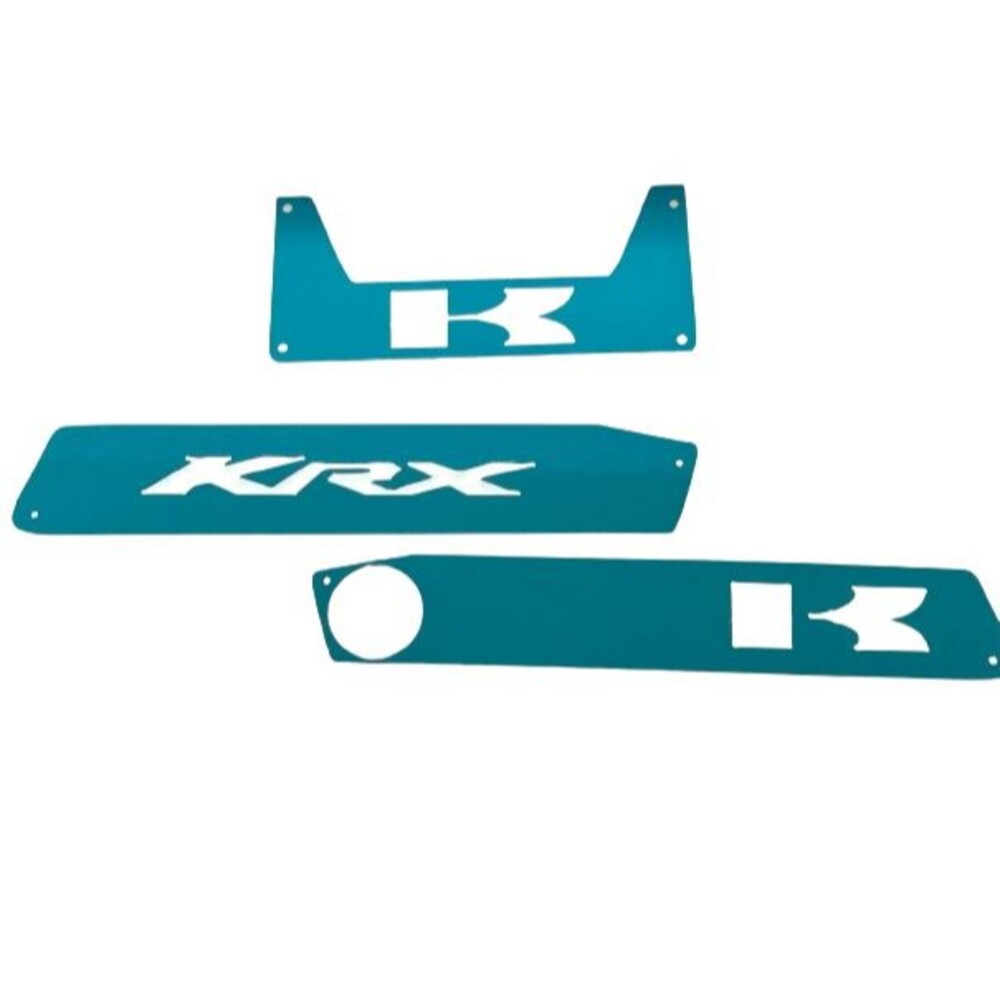 PBR Products Kawasaki KRX 1000 Cubby Dash Plate AND Dash Plates - Teal Sport